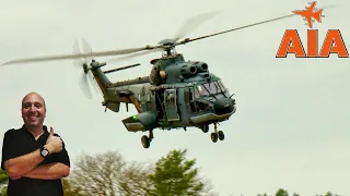 Get Ready for an Amazing Low Pass with a Dutch Cougar Helicopter!