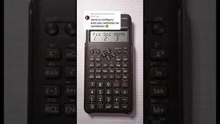 📌 Cómo REDONDEAR un NÚMERO con la CALCULADORA #calculadora #casio #matemática