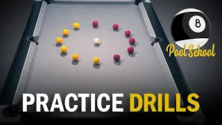 Pool Practice Drills - The Cross, The Inner Circle and Crowded House | Pool School