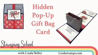 Hidden Pop Up Gift Bag Card