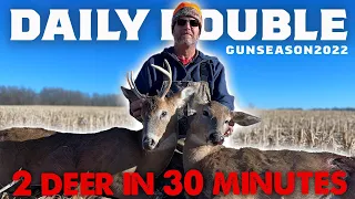 2 Deer 1 Morning - Michigan Gun Season 2022