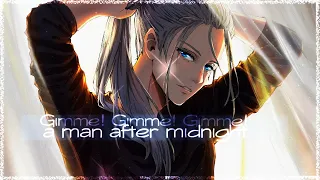 Nightcore ↬ Gimme! Gimme! Gimme! (Male Version) (Lyrics) -- Sped up