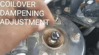 HOW TO ADJUST COILOVER  DAMPENING