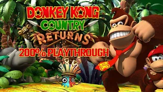 Mirror Mode Worlds 1-4 | Donkey Kong Country Returns 200% Playthrough [#5]