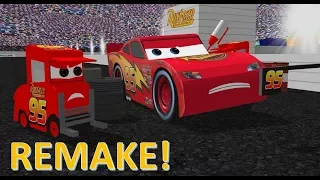 "No Tires, Just Gas!" Dinoco 400 - Sketchup Animation