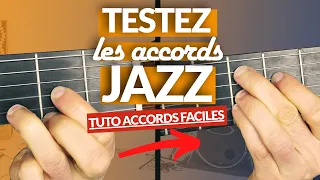 ACCORDS DE JAZZ FACILES À JOUER pour débutants en guitare (beaux ET indispensables)