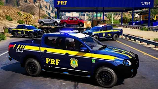 POLÍCIA RODOVIÁRIA FEDERAL | JOGANDO GTA 5 COMO UM POLICAL DA PRF | L200 EM ABORDAGEM