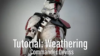 Tutorial- Weathering Clone Trooper Armor. Hasbro Black Series Commander Deviss (Star Wars Legend)