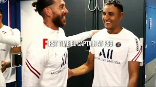 Sergio Ramos || First time Training at PSG || Joint with Keylor Navas and Hakimi 2021