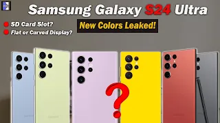 Samsun Galaxy S24 Ultra New Colors Leaked! Release Date, Price, and Features!