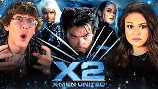 MAGNETO IS A TOP TIER VILLAIN! Our First Time Watching *X2 X-MEN UNITED* (2003) [REACTION]