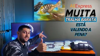 VALE A PENA COMPRAR NO ALIEXPRESS? MEGA UNBOXING DE EQUIPAMENTOS DE PESCA. #aliexpress