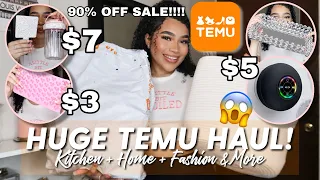 HUGE TEMU HAUL WORTH $200 ♡ TEMU HIDDEN GEMS! | KITCHEN GADGETS + VANITY DECOR + HOME ACCESSORIES