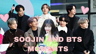 BTS SIMPING ON SOOJIN FOR 6 Minutes /just a joke :)