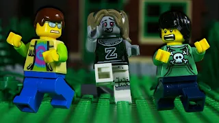 LEGO Zombie Log Cabin Attack STOP MOTION LEGO City Zombie Outbreak | LEGO | Billy Bricks