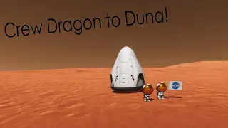 KSP - Red Dragon Mars (Duna) Landing concept!