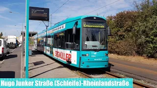 Frankfurter Staßenbahn - Linie 12 Mitfahrt