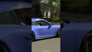 Porsche 991 GT3 with JCR Exhaust LOUD SOUND!