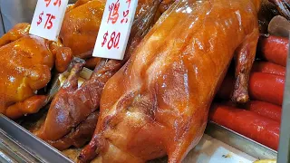 Hồng Kông #thịt quay caramen béo Tsim Sha Tsui #heo quay miếng #xá xíu nướng mật #gà dầu #tìm quán
