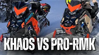 Khaos vs Pro-RMK  Deep Powder Day in Elkford BC