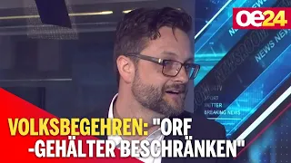 Volksbegehren: "ORF-Gehälter beschränken"