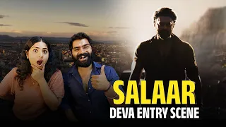 SALAAR Deva Entry Scene REACTION | Varadaraja Mannaar Intro Scene |  MASS
