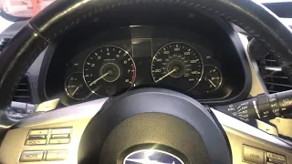 Subaru Outback 2010, flashing AT oil temp, brake and solid vdc