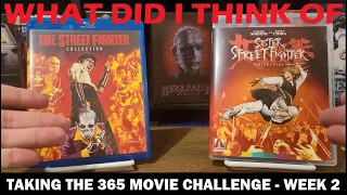 The Street Fighter + Sister Street Fighter Trilogies! The 365 Movie Challenge - January 8-14, 2022