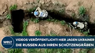 PUTINS KRIEG: Videos veröffentlicht! Hier jagen die Ukrainer die Russen aus ihren Schützengräben