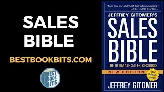 The Sales Bible | Jeffrey Gitomer | Book Summary