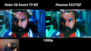 Haier 58 Smart TV BX VS Hisense 55U7QF