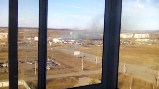 Пожар в Шарыпово