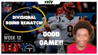 Cincinnati Bengals vs. Tennessee Titans Reaction | NFL Week 12 2022 FULL GAME HIGHLIGHTS