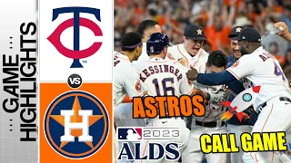 Houston Astros vs Minnesota Twins (10/7/23) ALDS Game 1 | MLB Postseason 2023
