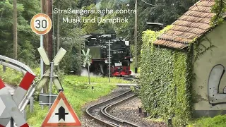 Lößnitzgrundbahn - eindrucksvolle Ausfahrt