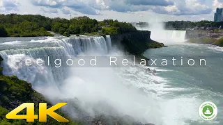 THE GIGANTIC NIAGARA FALLS WITH MASSIVE SOUND 10h 4K