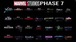 2023-2027 MARVEL FUTURE BIG PROJECT ALL COLLECTION || #marvel #phase6 #phase7 #xmen