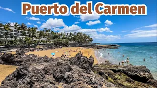 Puerto del Carmen Lanzarote Walk Through/ Habor/ Playa Grande/ Playa Chico/ City Vlog