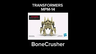 Transformers MPM-14 BoneCrusher 360 degree display #transformers #bonecrusher #mpm14 #decepticons