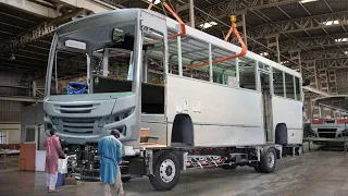 Pakistan’s Cheapest Way to Build Massive Buses By Hand