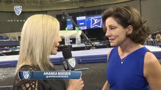 Valorie Kondos Field Pac-12 Network post-meet interview