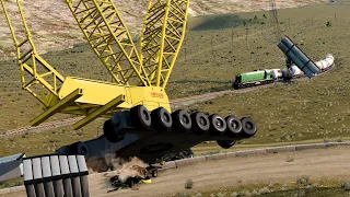 Crane Accidents | BeamNG.drive