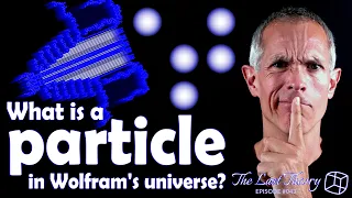 What is a particle in Wolfram's universe?