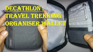 DecathlonTravel Trekking Organiser Wallet TRAVEL S Grey