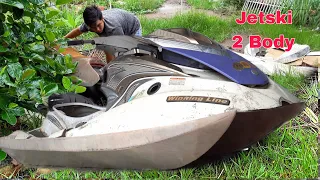 I Made My Own 2 Body Jetski Boats From the Garbage Part 1