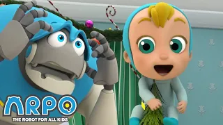 Arpo the Robot | BABY'S CHRISTMAS TREE | NEW VIDEO | Funny Cartoons for Kids | Arpo and Daniel