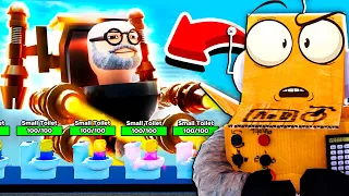 УЧЕНЫЙ МЕХА ЗА НАС 😱 ОБНОВЛЕНИЕ ТТД! 81 СЕРИЯ ROBLOX Toilet Tower Defense