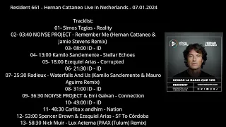 Resident 661 - Hernan Cattaneo Live in Netherlands - 07.01.2024