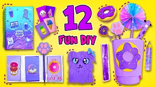 BACK TO SCHOOL crafts! 12 Must-Try DIYs To Brighten Your School Days🤩