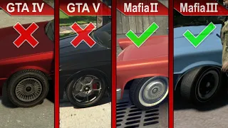 THE BIG COMPARISON | GTA IV vs. GTA V vs. Mafia II vs. Mafia III | ULTRA